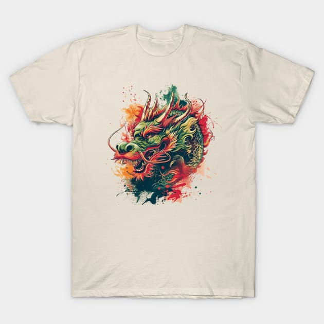 japanese dragon T-Shirt by dubcarnage